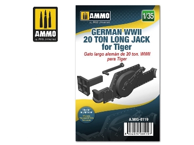 German Wwii 20 Ton Long Jack For Tiger - zdjęcie 1