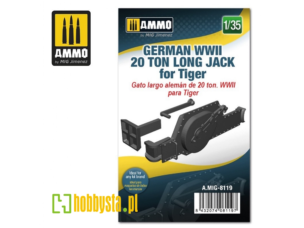 German Wwii 20 Ton Long Jack For Tiger - zdjęcie 1 German Wwii 20 Ton Long Jack For Tiger - zdjęcie 1