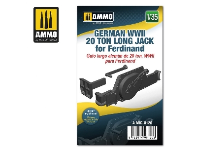 German Wwii 20 Ton Long Jack For Ferdinand - zdjęcie 1