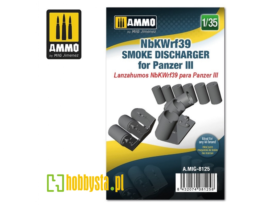 Nbkwrf39 Smoke Discharger For Panzer Iii - zdjęcie 1 Nbkwrf39 Smoke Discharger For Panzer Iii - zdjęcie 1