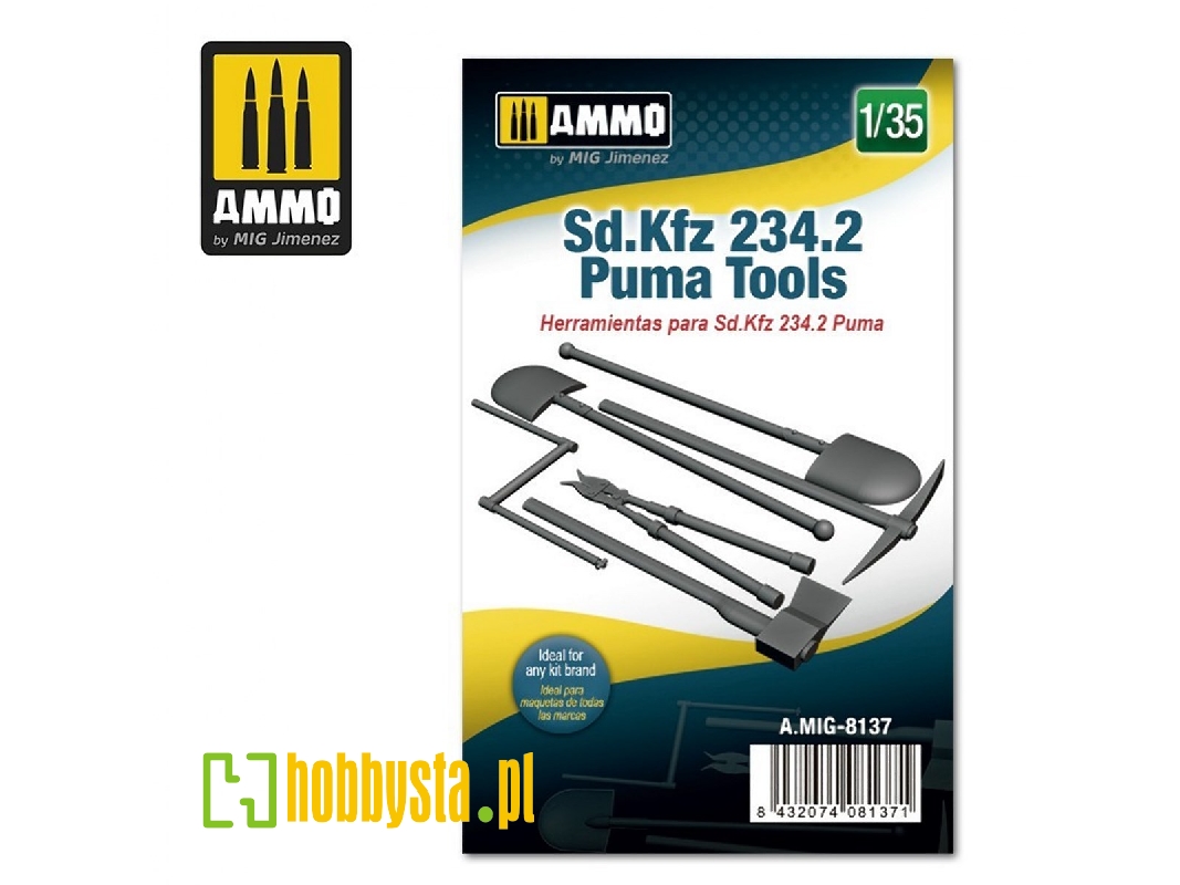 Sd.Kfz 234/2 Puma Tools - zdjęcie 1 Sd.Kfz 234/2 Puma Tools - zdjęcie 1
