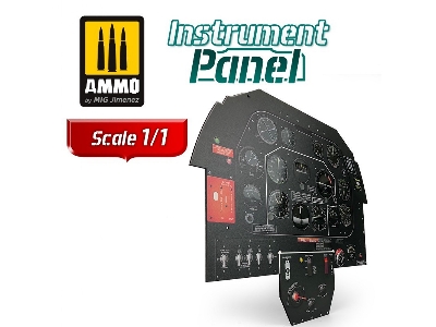North American P-51b Mustang - Instrument Panel  1/1 - zdjęcie 2