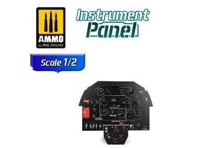 North American P-51b Mustang - Instrument Panel  1/2 - zdjęcie 1