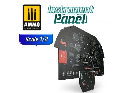 North American P-51b Mustang - Instrument Panel  1/2 - zdjęcie 3