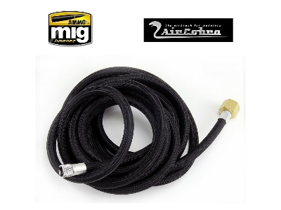 10 Foot Braided Air Hose 1/8" X 1/4" - zdjęcie 1