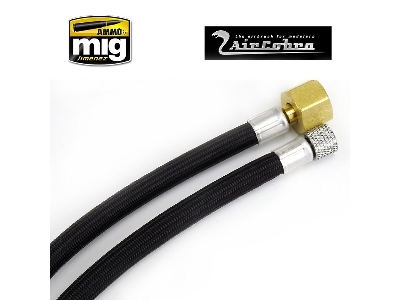 10 Foot Braided Air Hose 1/8" X 1/4" - zdjęcie 2