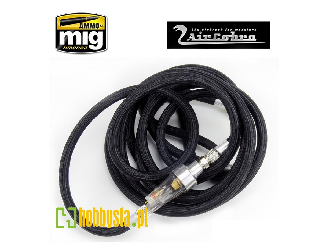10 Foot Braided Air Hose With Moisture Trap - zdjęcie 1 10 Foot Braided Air Hose With Moisture Trap - zdjęcie 1