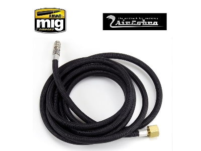 8 Foot Quick Disconnect Braided Air Hose - zdjęcie 1