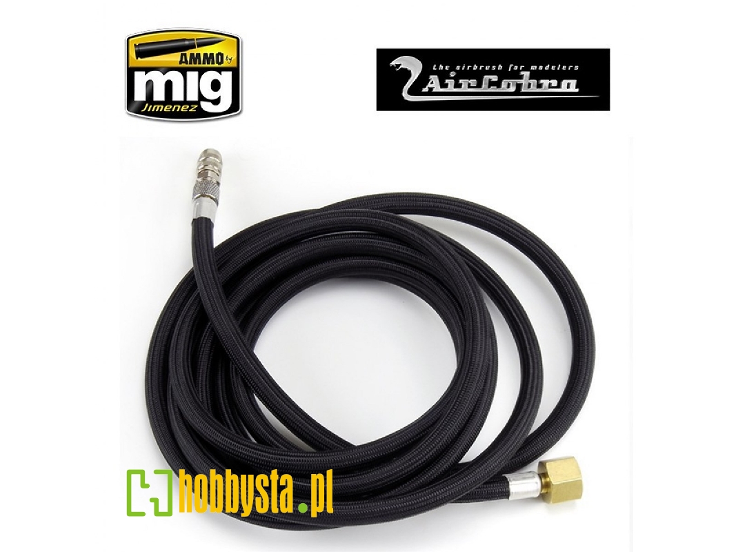 8 Foot Quick Disconnect Braided Air Hose - zdjęcie 1 8 Foot Quick Disconnect Braided Air Hose - zdjęcie 1