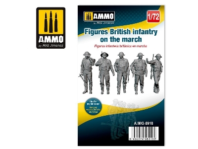 Figures British Infantry On The March - zdjęcie 1