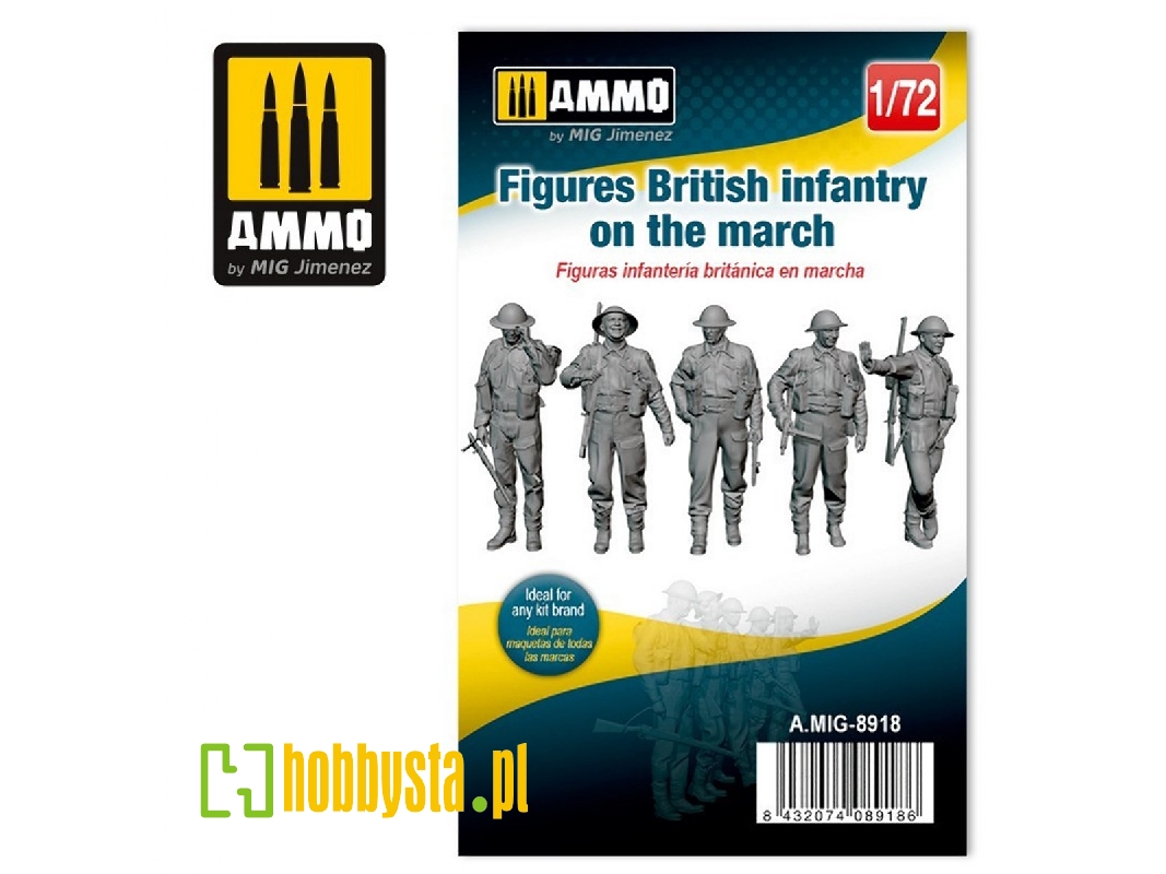 Figures British Infantry On The March - zdjęcie 1 Figures British Infantry On The March - zdjęcie 1