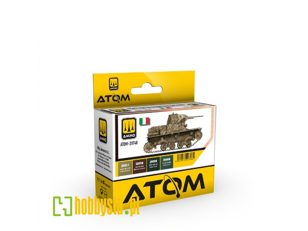 Atom-20748 Wwii Regio Esercito Colors Set - zdjęcie 1