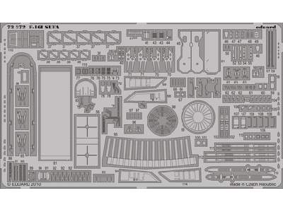  F-16I SUFA S. A. 1/72 - Kinetic - blaszki - zdjęcie 1