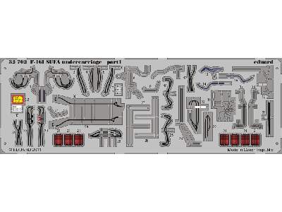  F-16I SUFA undercarriage 1/32 - Academy Minicraft - blaszki - zdjęcie 2