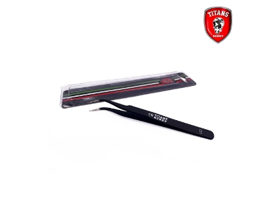 Precision Tweezer Type 3 With Narrow Curved Tips - zdjęcie 3