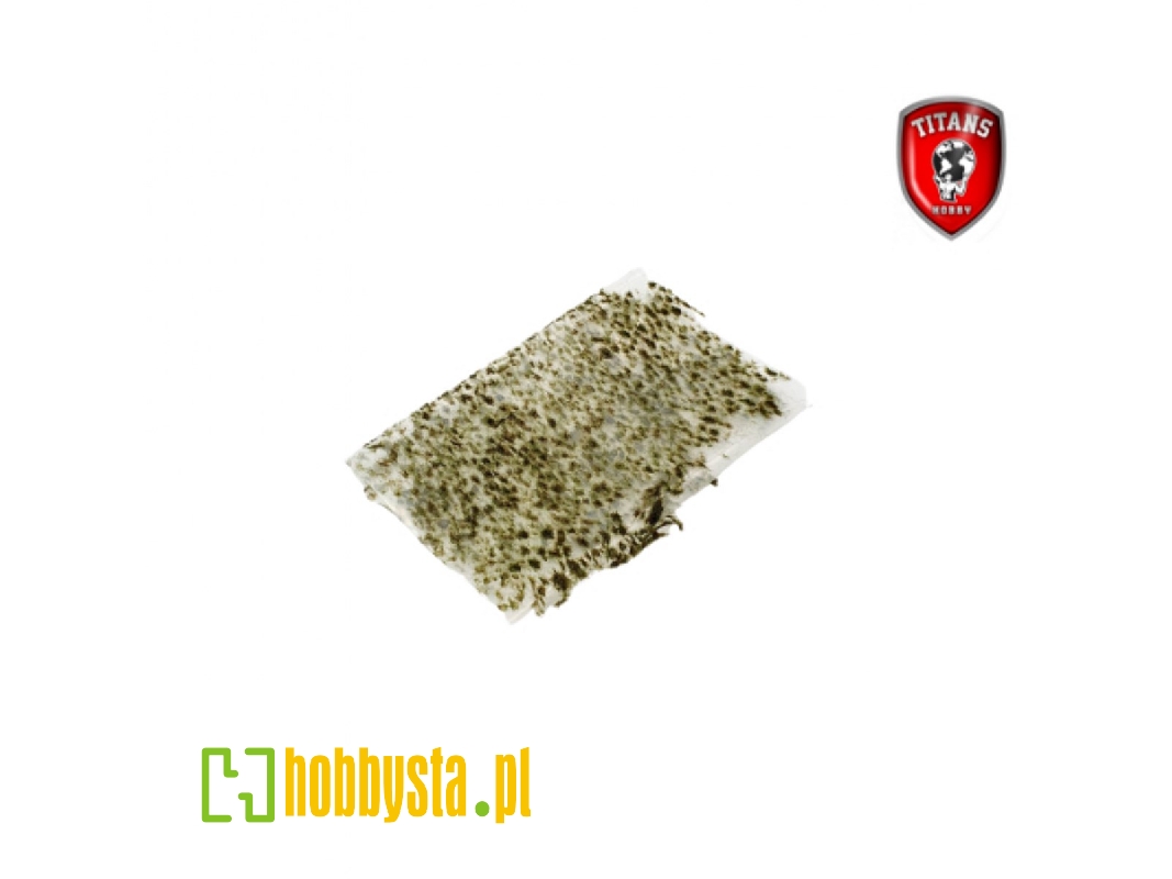 Dark Green Grass 2 Mm - Clumbs Of Grass 15 X 20 Cm - zdjęcie 1