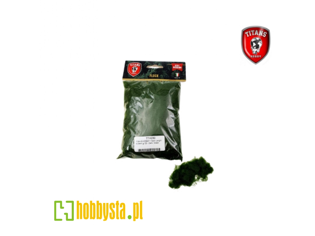 Flock Dark Green 4,5 Mm - zdjęcie 1 Flock Dark Green 4,5 Mm - zdjęcie 1