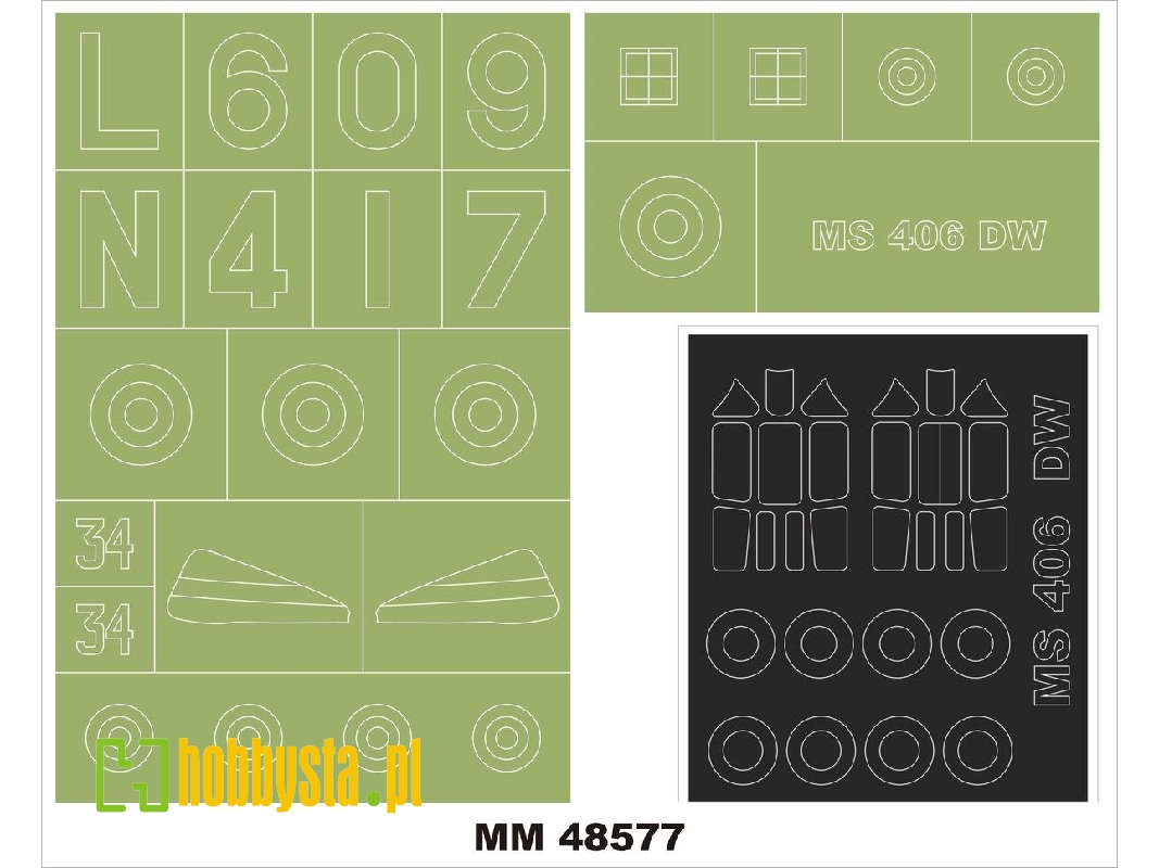 Morane-saulnier Ms 406 Dora Wings Dw48031 - zdjęcie 1 Morane-saulnier Ms 406 Dora Wings Dw48031 - zdjęcie 1