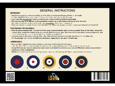 Hawker Hurricane Mk.I / Mk.Iib / Mk.Iic - Roundels Generic Set (For Airfix, Arma Hobby, Hasegawa And Hobby Boss Kits) - zdjęcie