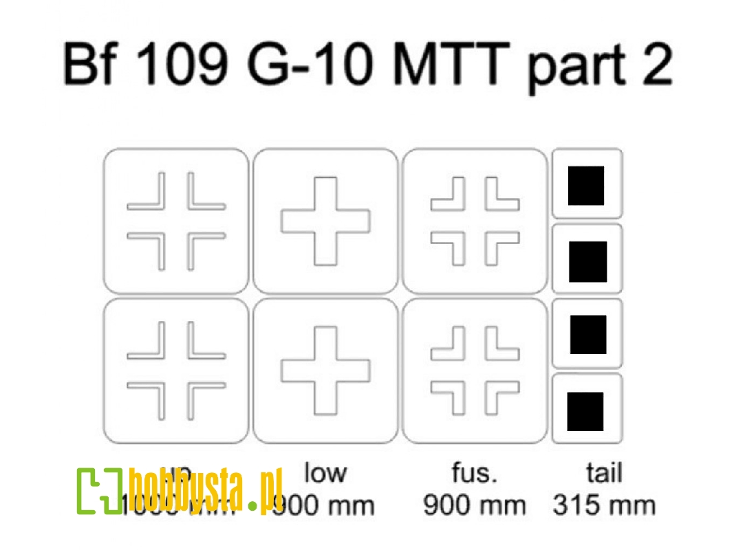 Bf 109 G-10 Mtt Mask Part 2 - zdjęcie 1 Bf 109 G-10 Mtt Mask Part 2 - zdjęcie 1