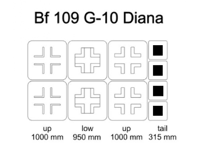 Bf 109 G-10 Diana Mask - zdjęcie 1