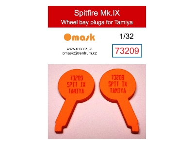 Supermarine Spitfire Mk.Ix - Wheel Bay Plugs (For Tamiya Kits) - zdjęcie 1