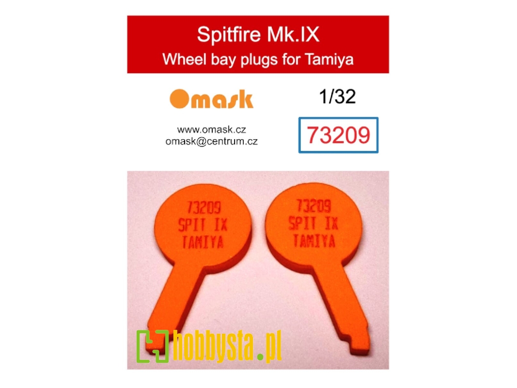 Supermarine Spitfire Mk.Ix - Wheel Bay Plugs (For Tamiya Kits) - zdjęcie 1
