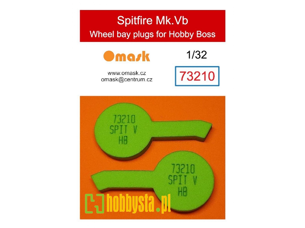 Supermarine Spitfire Mk.Vb - Wheel Bay Plugs (For Hobby Boss Kits) - zdjęcie 1