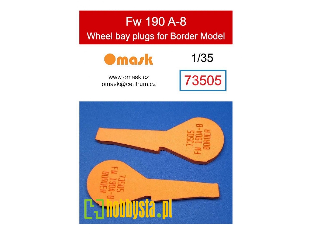 Focke Wulf Fw-190 A-8 - Wheel Bay Plugs (For Border Model Kits) - zdjęcie 1 Focke Wulf Fw-190 A-8 - Wheel Bay Plugs (For Border Model Kits) - zdjęcie 1