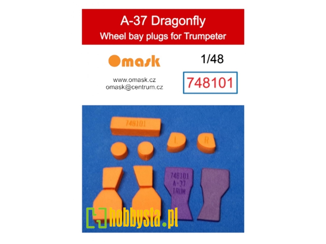 Cessna A-37 Dragonfly - Wheel Bay Plugs (For Trumpeter Kits) - zdjęcie 1 Cessna A-37 Dragonfly - Wheel Bay Plugs (For Trumpeter Kits) - zdjęcie 1