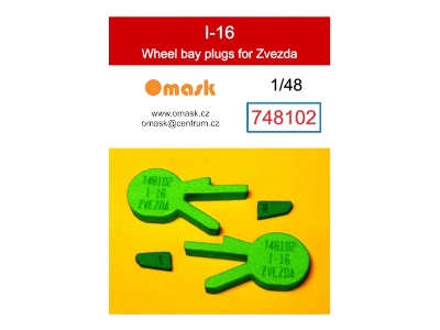 Polikarpov I-16 - Wheel Bay Plugs (For Zvezda Kits) - zdjęcie 1