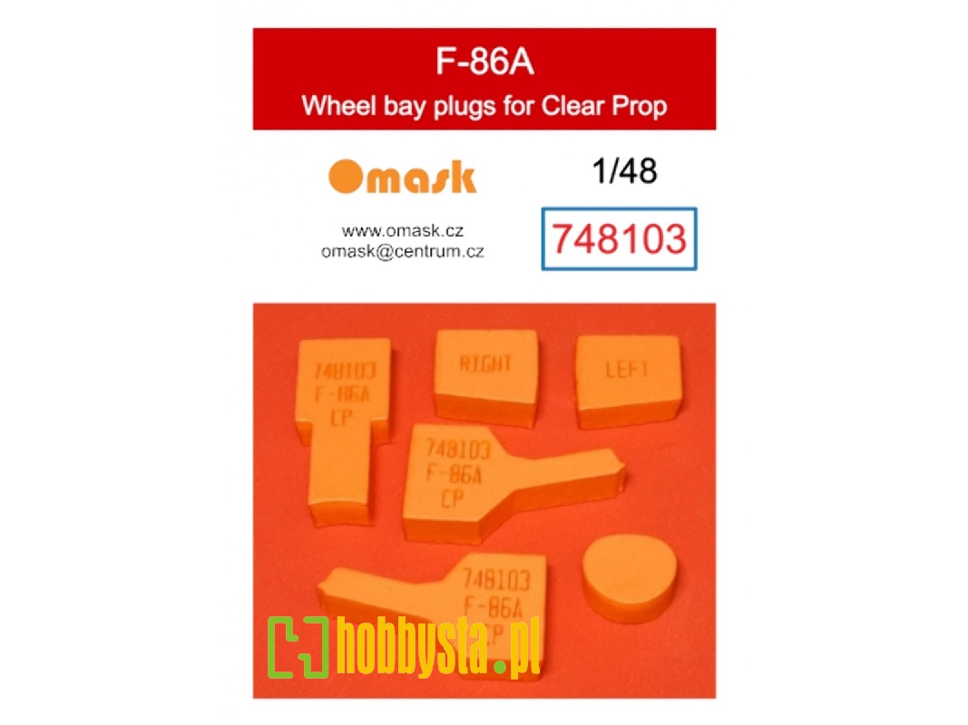 North American F-86 A - Wheel Bay Plugs (For Clear Prop Kits) - zdjęcie 1 North American F-86 A - Wheel Bay Plugs (For Clear Prop Kits) - zdjęcie 1