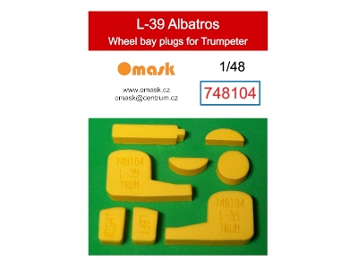 Aero L-39 Albatros - Wheel Bay Plugs (For Trumpeter Kits) - zdjęcie 1