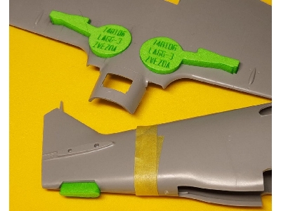 Lagg-3 - Wheel Bay Plugs (For Zvezda Kits) - zdjęcie 2