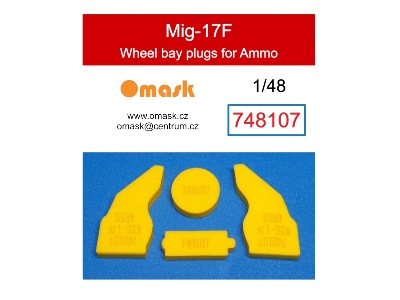 Mig-17 F - Wheel Bay Plugs (For Ammo Kits) - zdjęcie 1