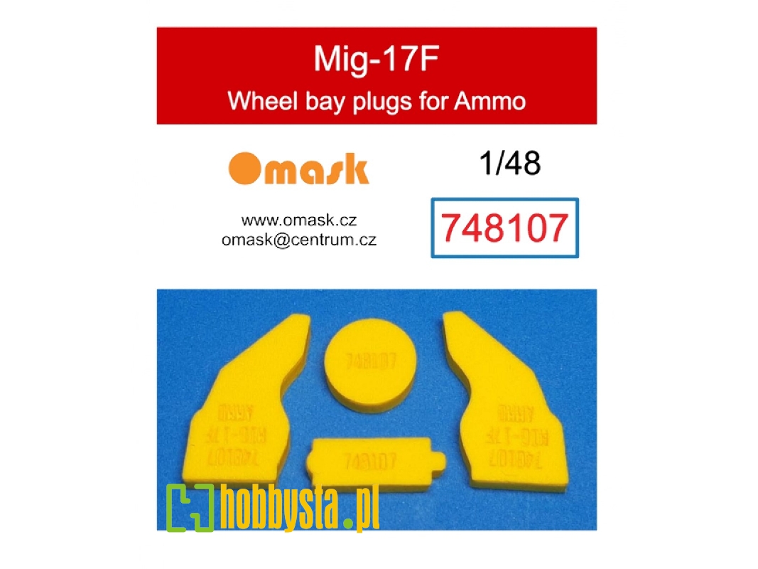 Mig-17 F - Wheel Bay Plugs (For Ammo Kits) - zdjęcie 1