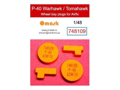 Curtiss P-40 Warhawk / Tomahawk - Wheel Bay Plugs (For Airfix Kits) - zdjęcie 1