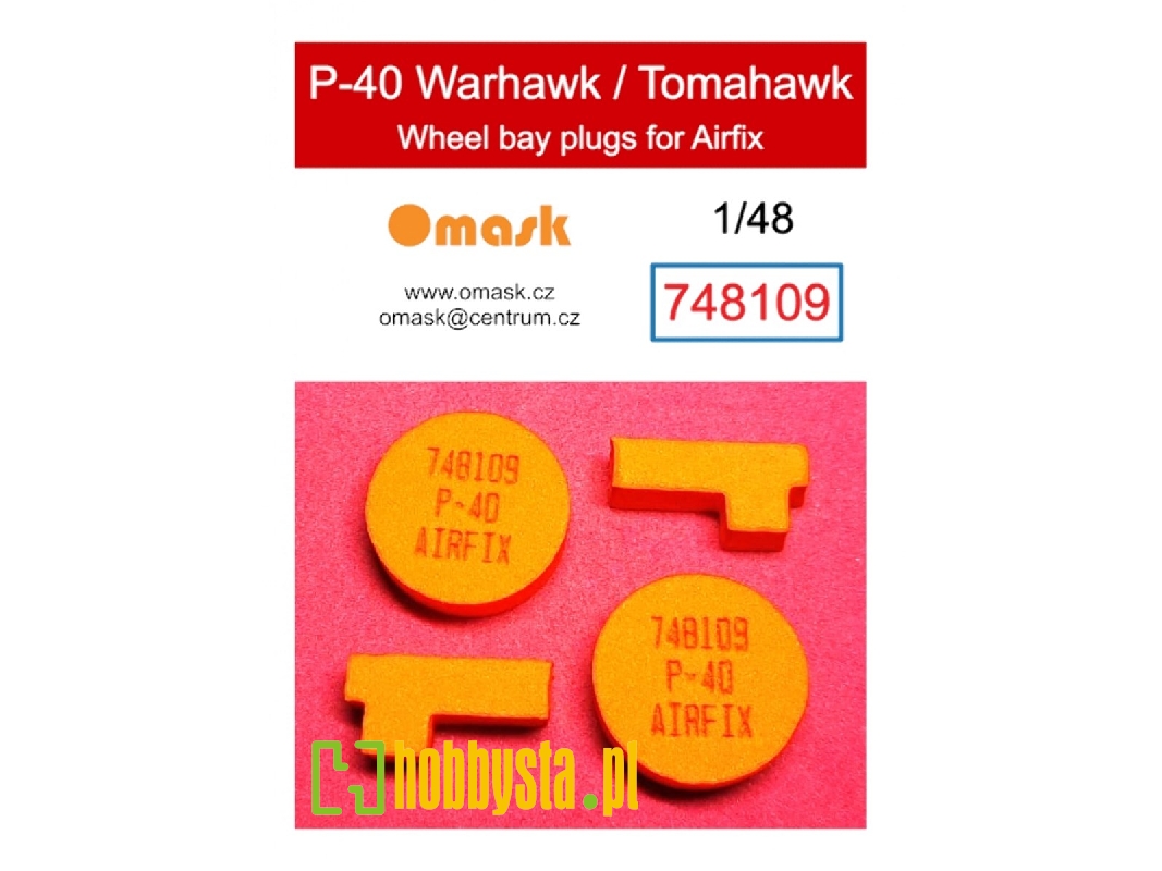 Curtiss P-40 Warhawk / Tomahawk - Wheel Bay Plugs (For Airfix Kits) - zdjęcie 1