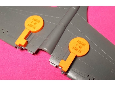 Curtiss P-40 Warhawk / Tomahawk - Wheel Bay Plugs (For Airfix Kits) - zdjęcie 2