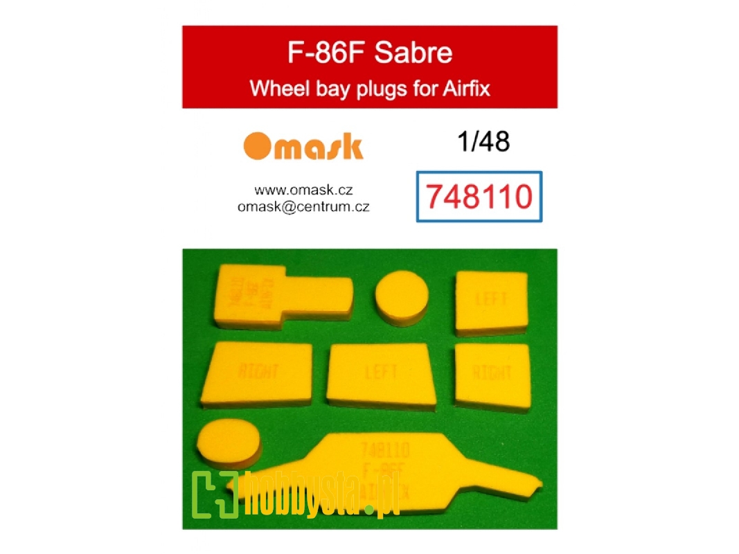 North American F-86 F Sabre - Wheel Bay Plugs (For Airfix Kits) - zdjęcie 1