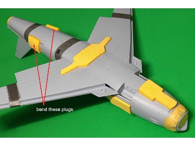 North American F-86 F Sabre - Wheel Bay Plugs (For Airfix Kits) - zdjęcie 2