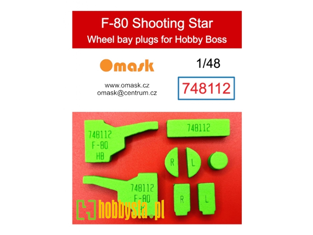 Lockheed F-80 Shooting Star - Wheel Bay Plugs (For Hobby Boss Kits) - zdjęcie 1 Lockheed F-80 Shooting Star - Wheel Bay Plugs (For Hobby Boss Kits) - zdjęcie 1