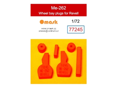 Messerschmitt Me-262 - Wheel Bay Plugs (For Revell Kits - zdjęcie 1