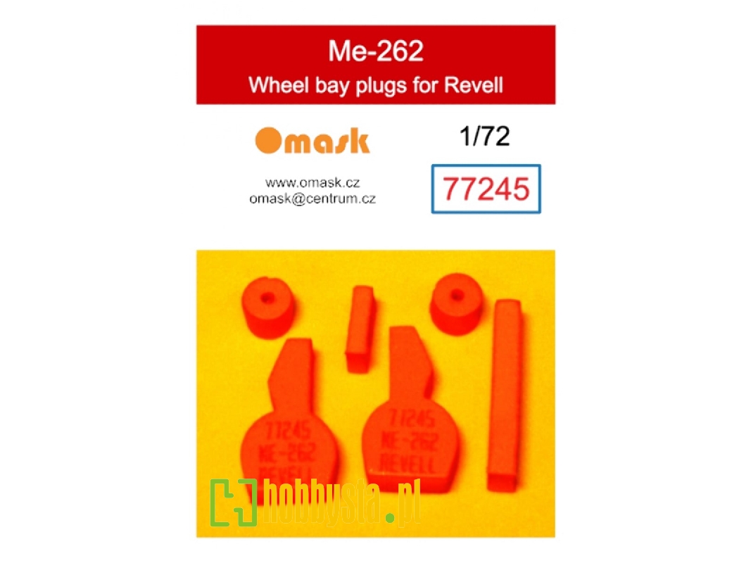 Messerschmitt Me-262 - Wheel Bay Plugs (For Revell Kits - zdjęcie 1 Messerschmitt Me-262 - Wheel Bay Plugs (For Revell Kits - zdjęcie 1