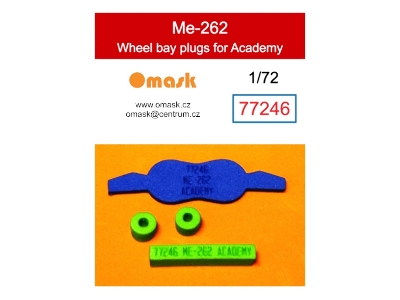 Messerschmitt Me-262 - Wheel Bay Plugs (For Academy Kits) - zdjęcie 1