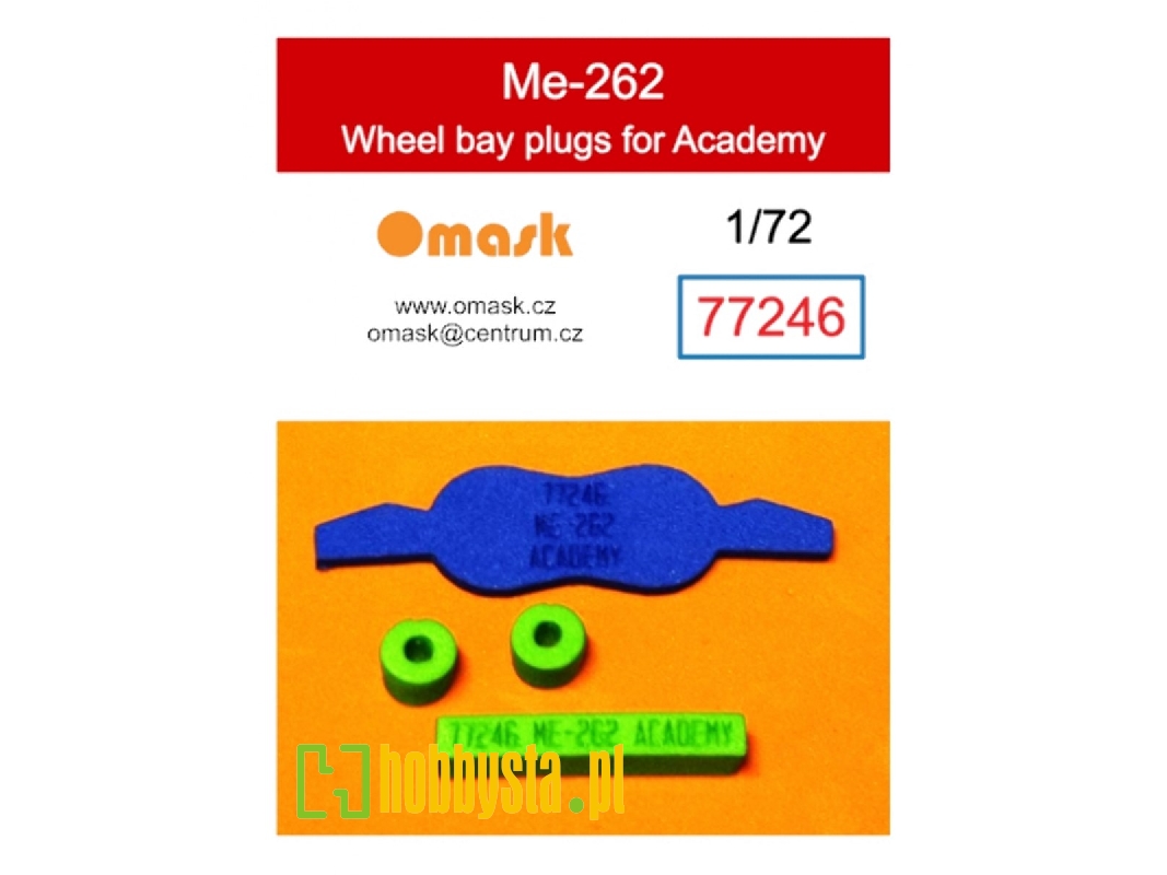 Messerschmitt Me-262 - Wheel Bay Plugs (For Academy Kits) - zdjęcie 1 Messerschmitt Me-262 - Wheel Bay Plugs (For Academy Kits) - zdjęcie 1