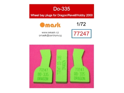 Dornier Do-335 Pfeil - Wheel Bay Plugs (For Dragon / Revell And Hobby 2000 Kits) - zdjęcie 1