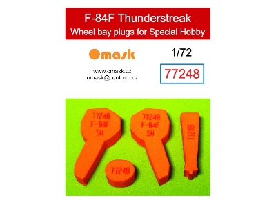 Republic F-84 F Thunderstreak - Wheel Bay Plugs (For Special Hobby Kits)) - zdjęcie 1