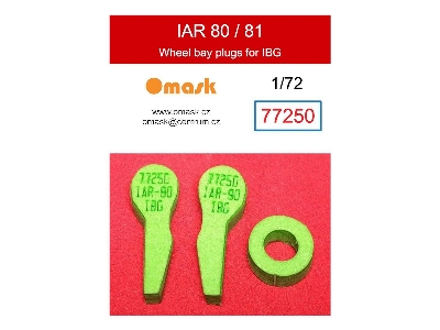 Iar-80 / Iar-81 - Wheel Bay Plugs (For Ibg Kits) - zdjęcie 1