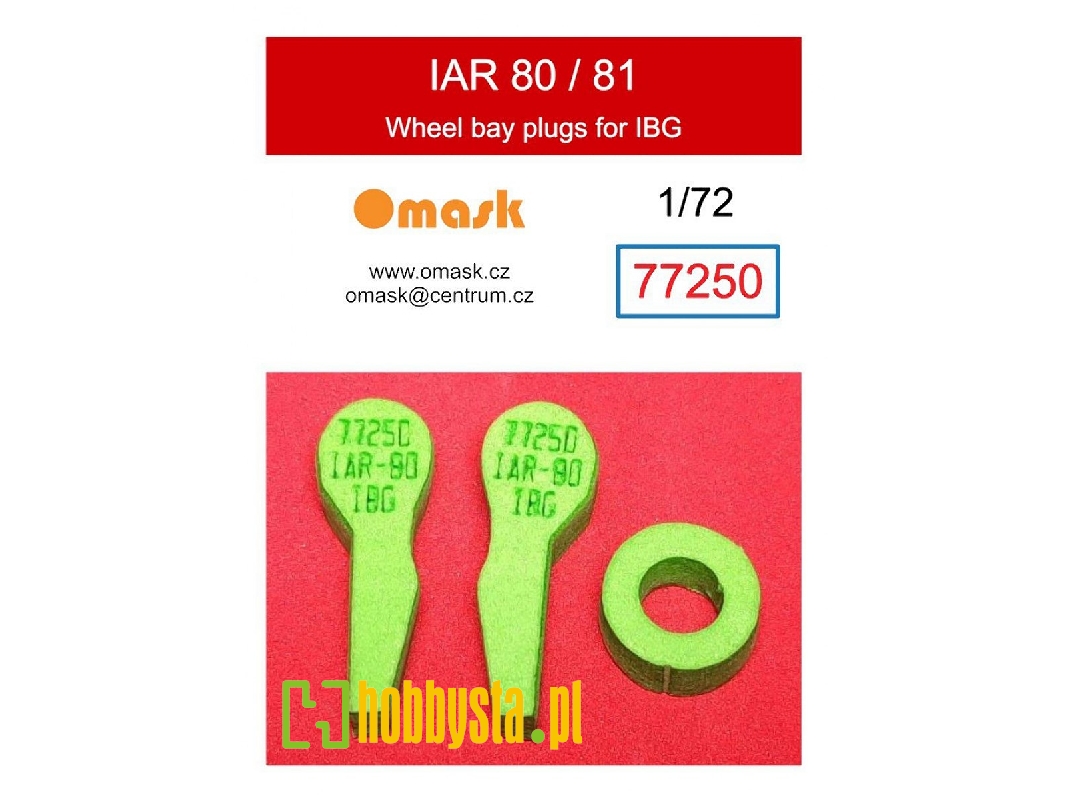 Iar-80 / Iar-81 - Wheel Bay Plugs (For Ibg Kits) - zdjęcie 1